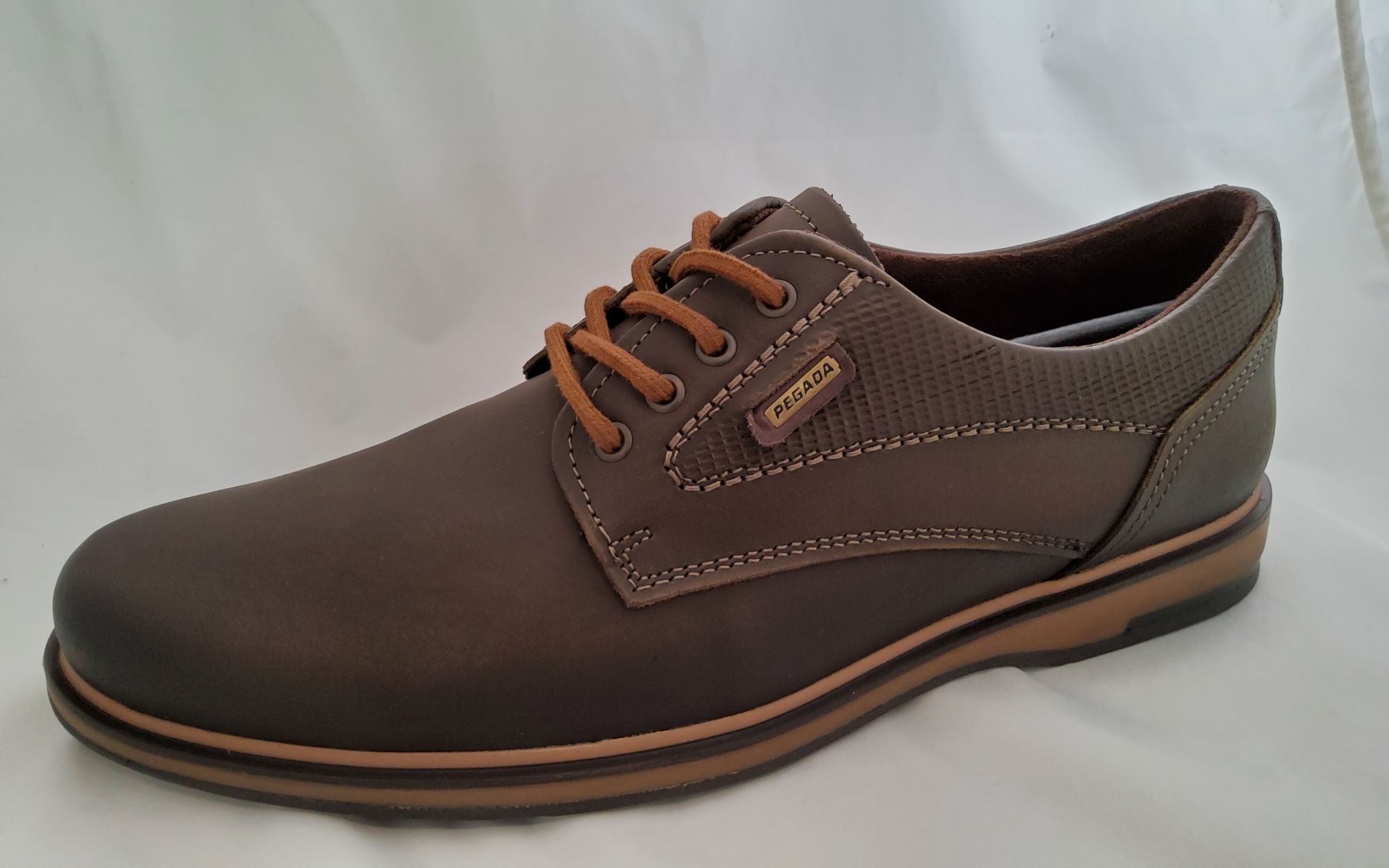 Pegada bőr félcipő 125107-03-washed cravo/anil.brown