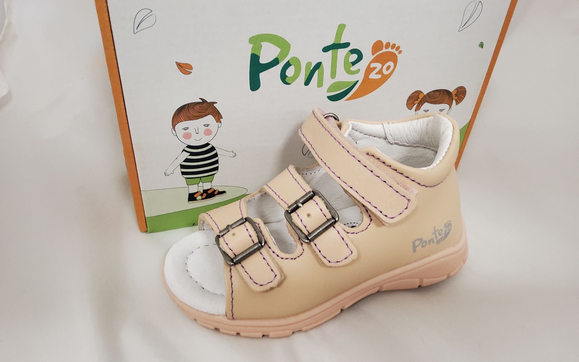 PONTE20 supinált szandál DA05-1-V760M Baby pink 22-27 méretben