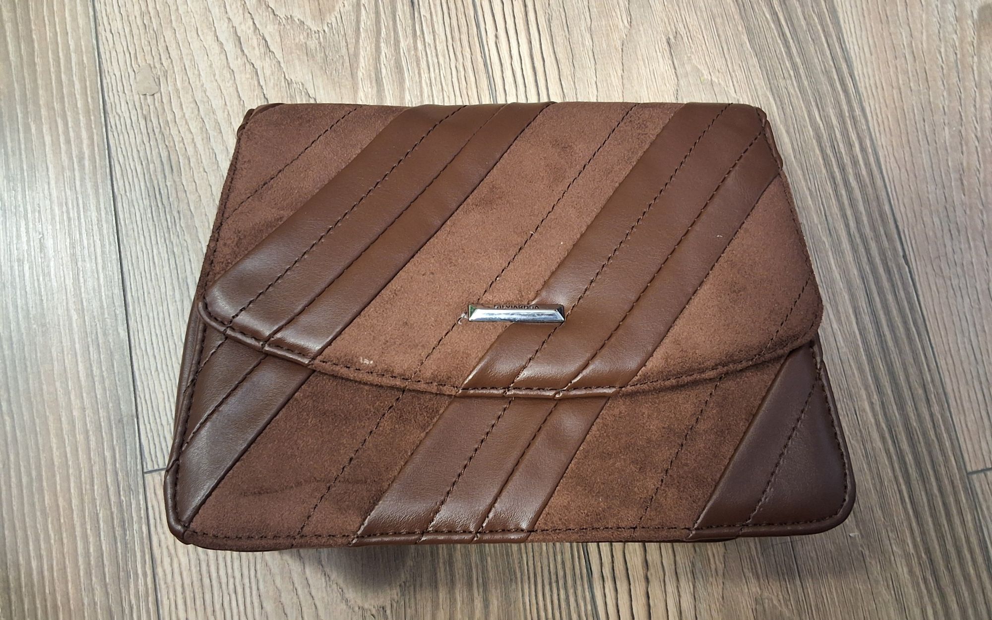 Válltáska, crossover jellegű test táska SR25-355J coffee