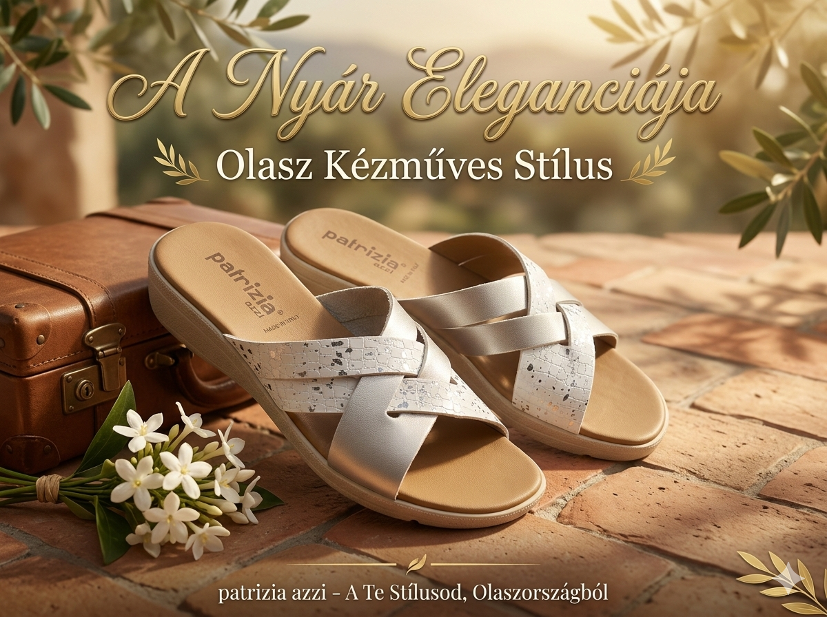 Női nyári papucs450 argento-bianco