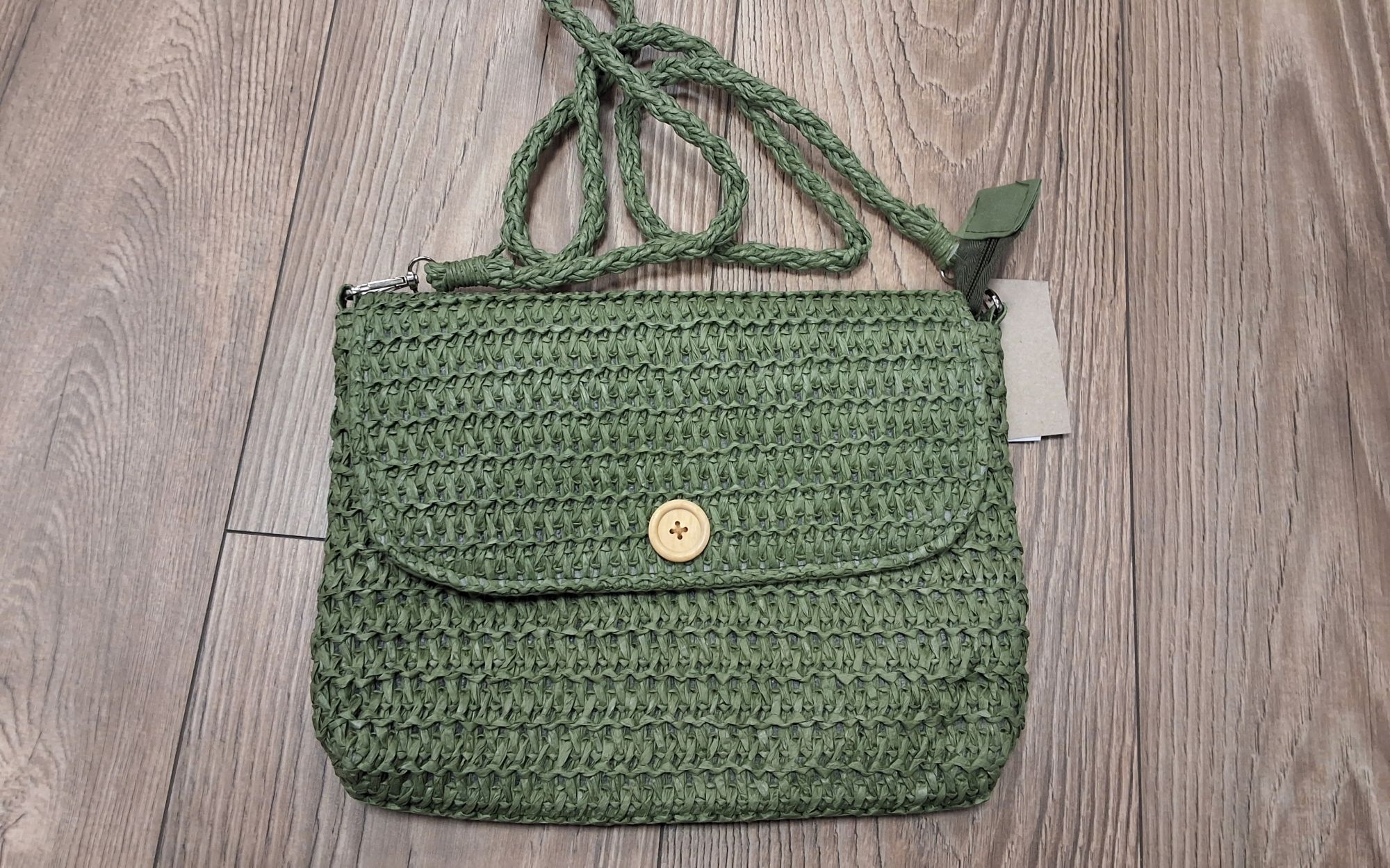 crossover jellegű háncs táska NTW-007 green