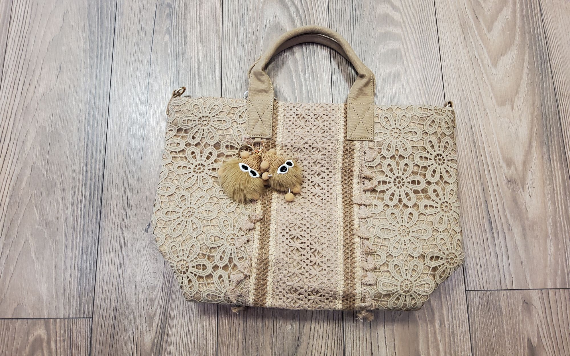 Női shopping táska D5111 apricot