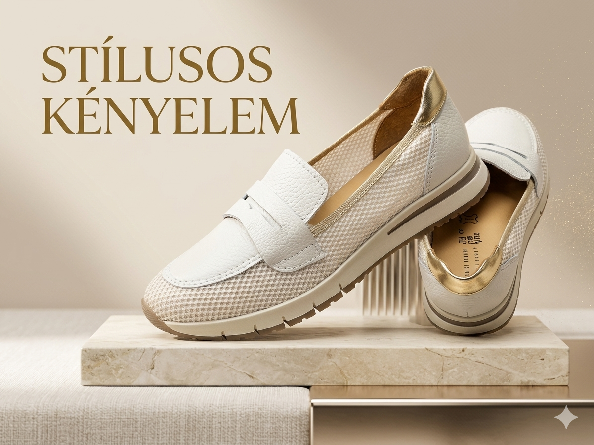 Női bőr félcipő 1810-11609 openair beige
