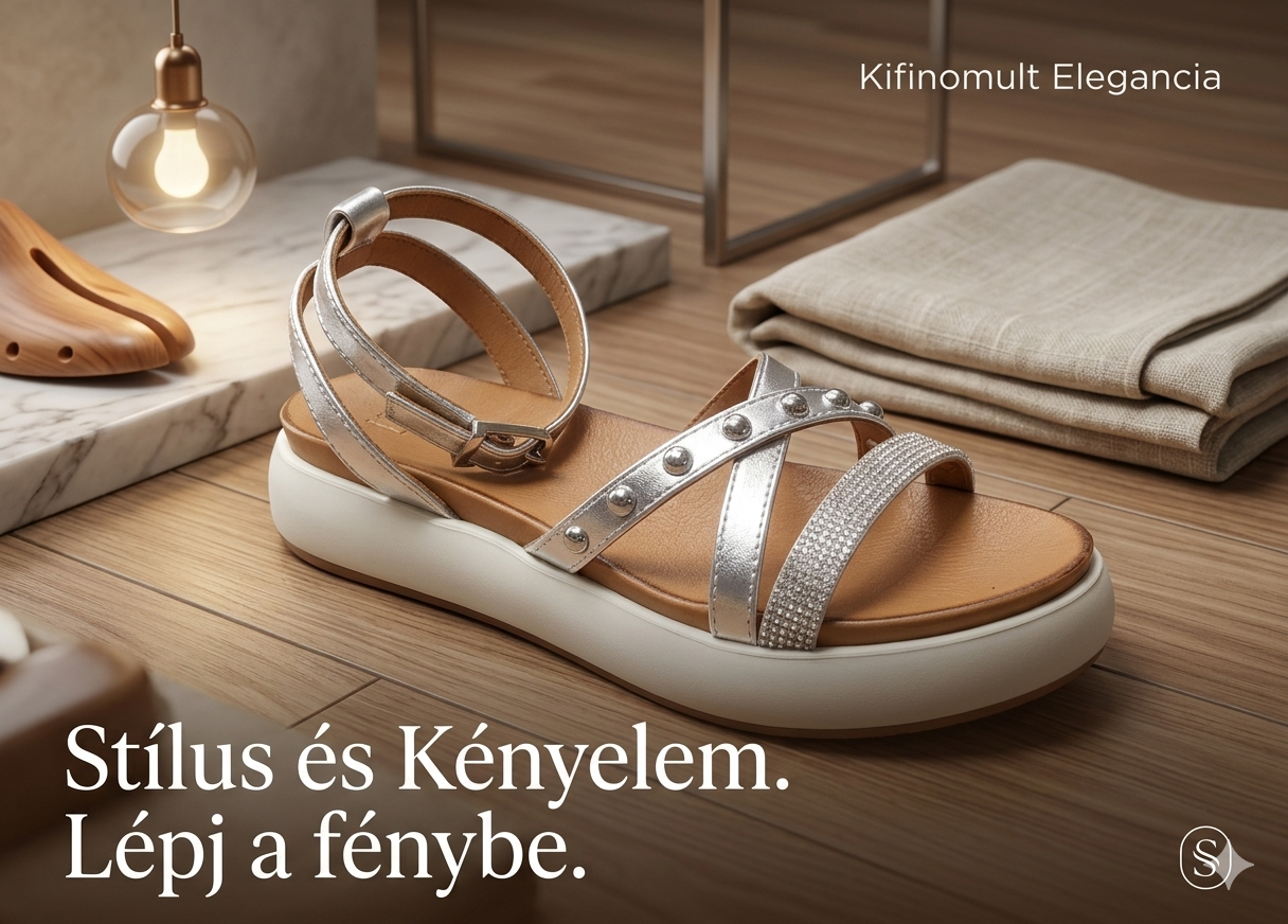 INUOVO női nyári szandál 5IN A96052 SILVER