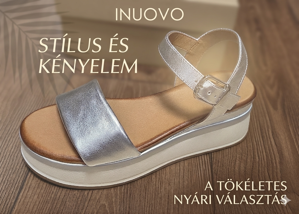 INUOVO női nyári szandál 5IN A98019  SILVER