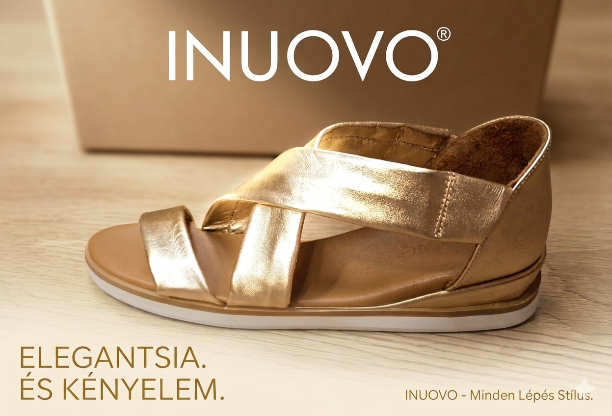 INUOVO női nyári szandál 113012 GOLD