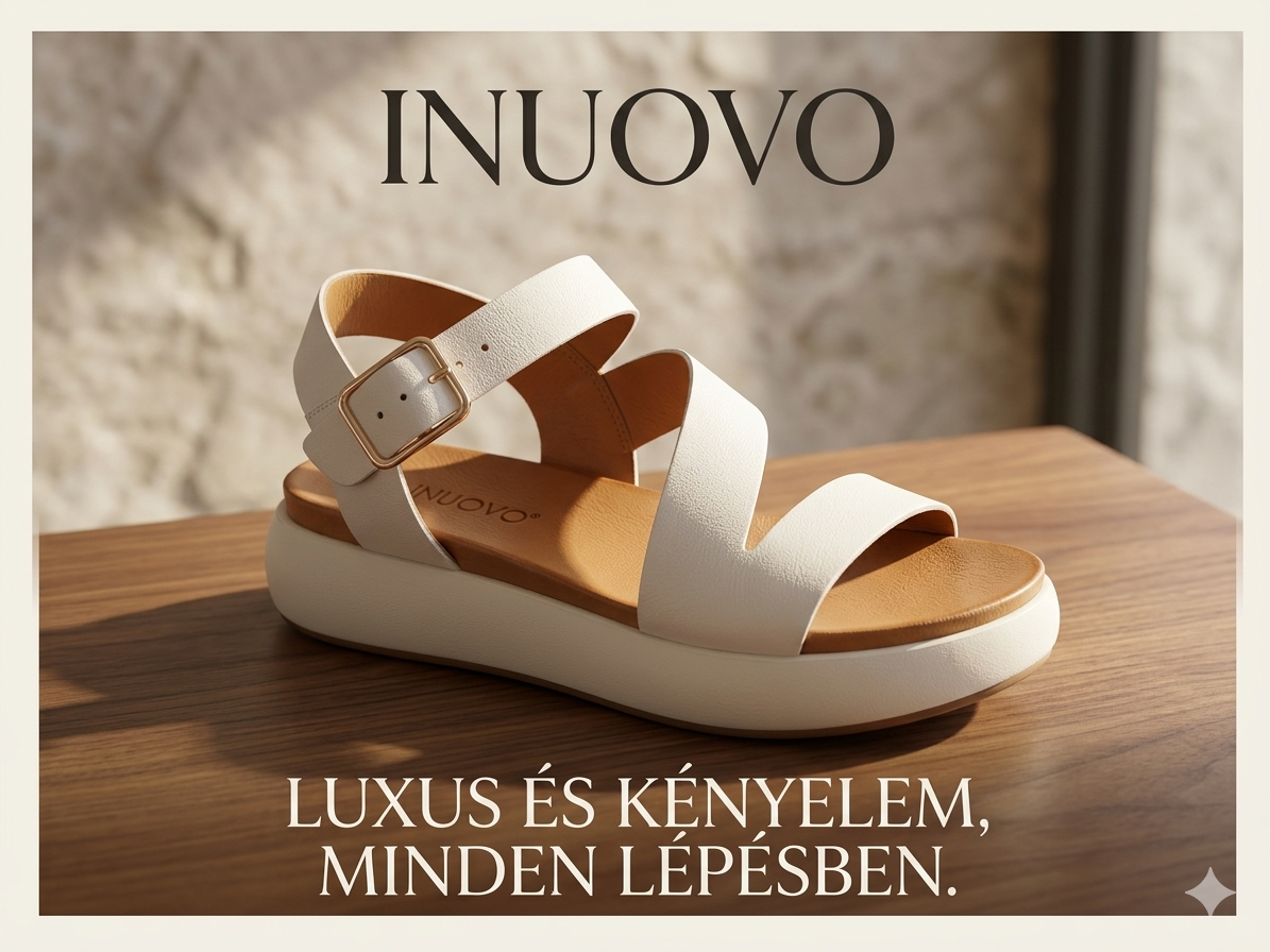 INUOVO női nyári szandál 5IN A96001 CREMA