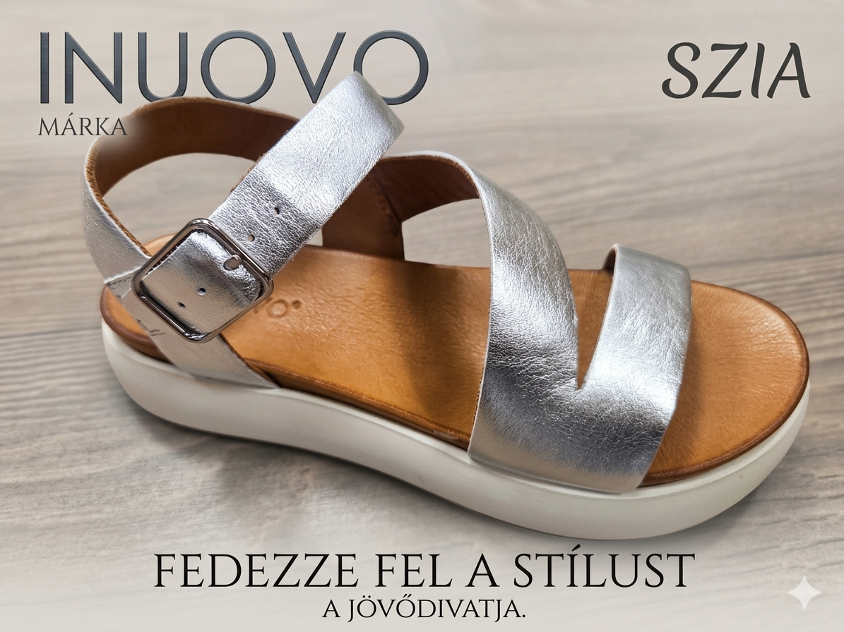 INUOVO női nyári szandál A96001 silver