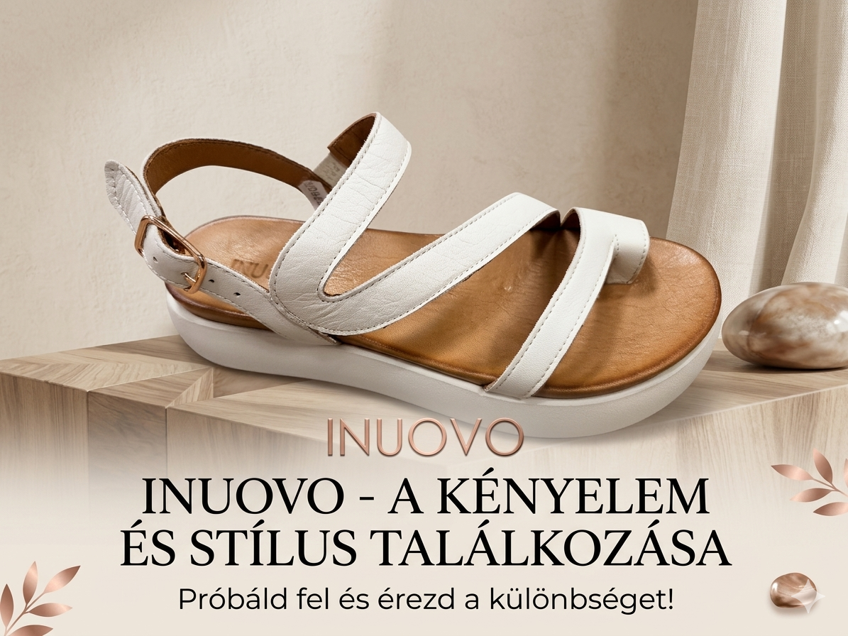 INUOVO női nyári szandál A96003 CREMA