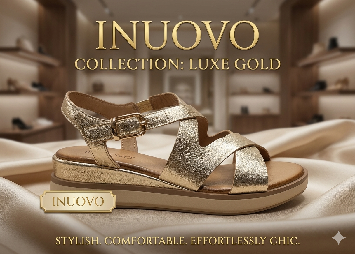 INUOVO női nyári szandál 113120 gold