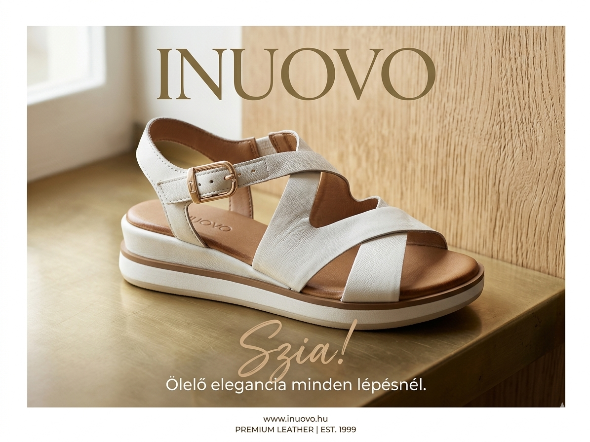 INUOVO női nyári szandál 113120 crema