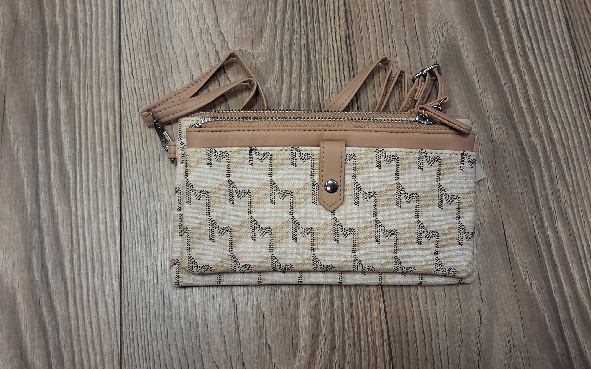 crossover jellegű test táska 7019 khaki-khaki