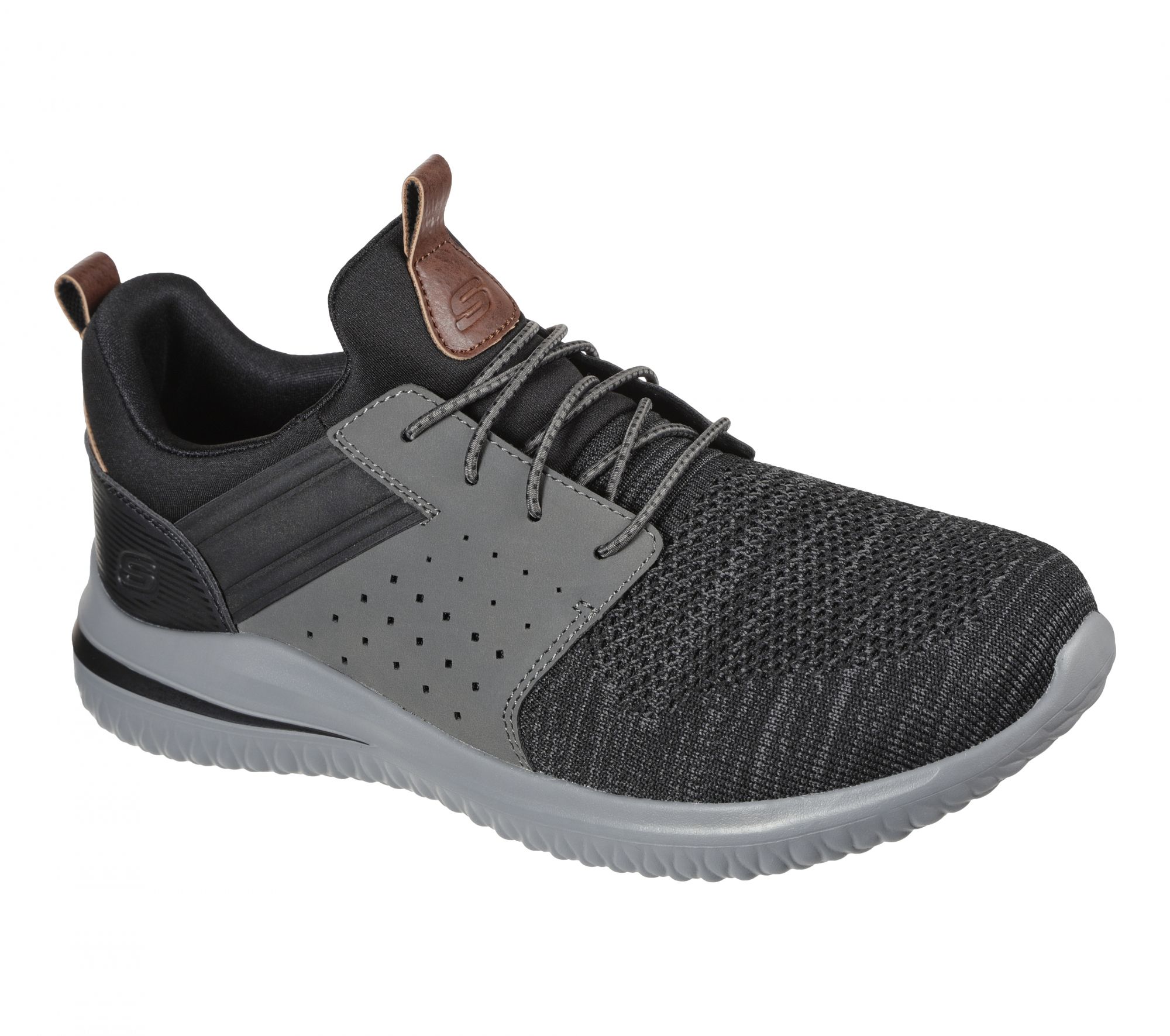 SKECHERS FÉRFI DELSON 3.0 - CICADA  210238 BKGY
