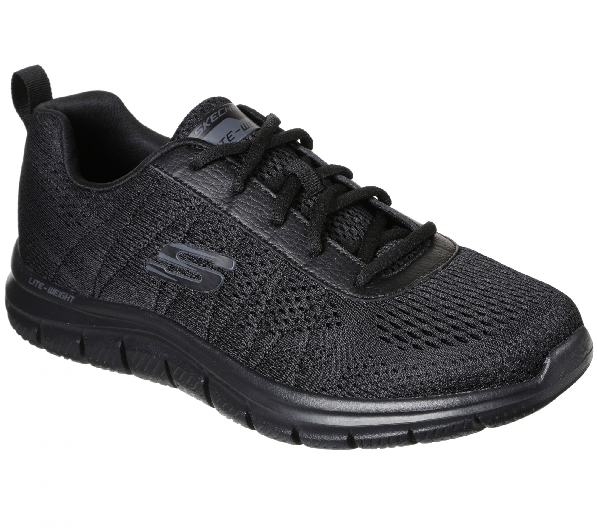 SKECHERS sportos utcai cipő FÉRFI TRACK - MOULTON  232081 BBK 