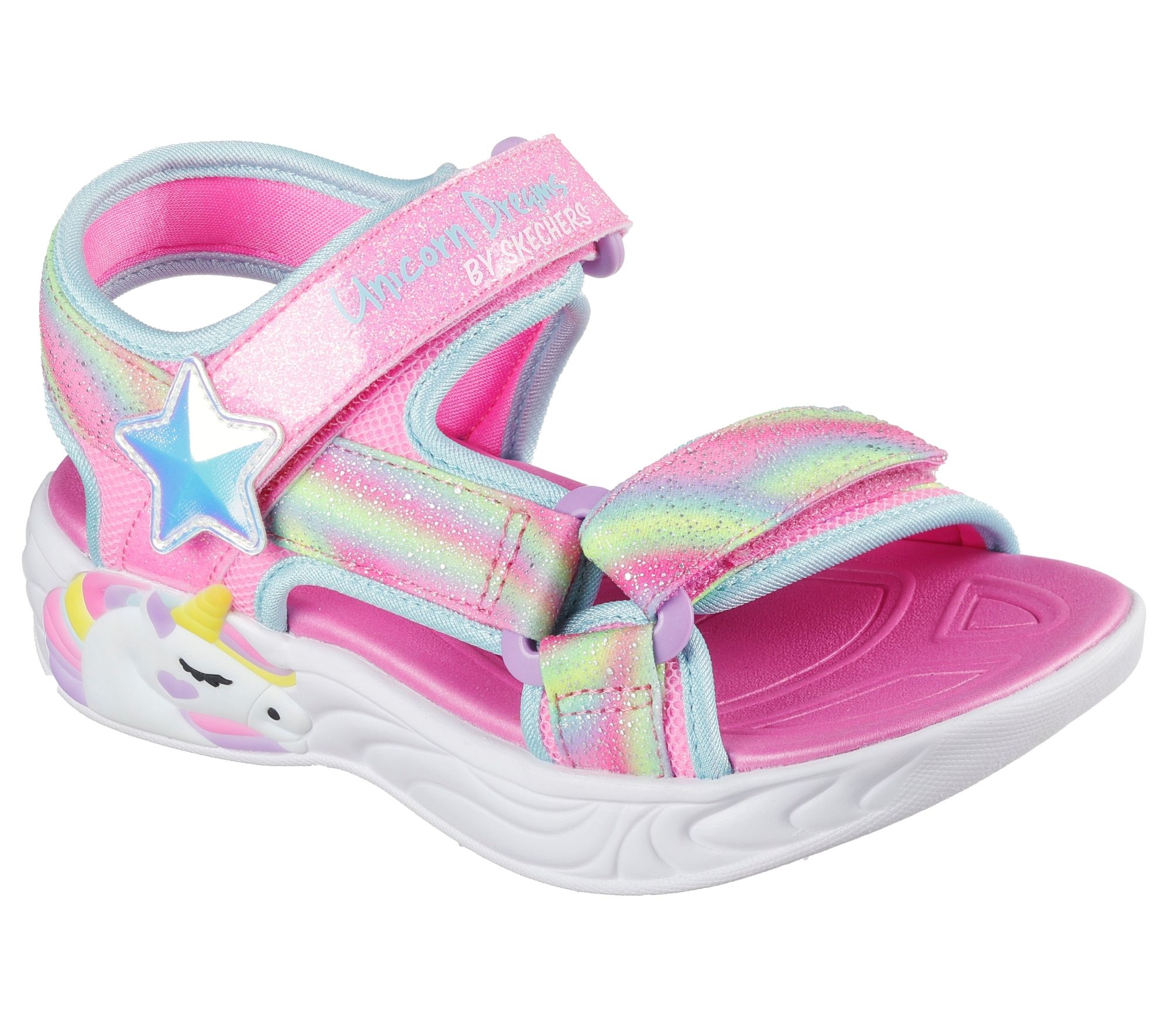 SKECHERS Unicorn Dreams Sandal - Dreamy Unicorns  303107L PKMT