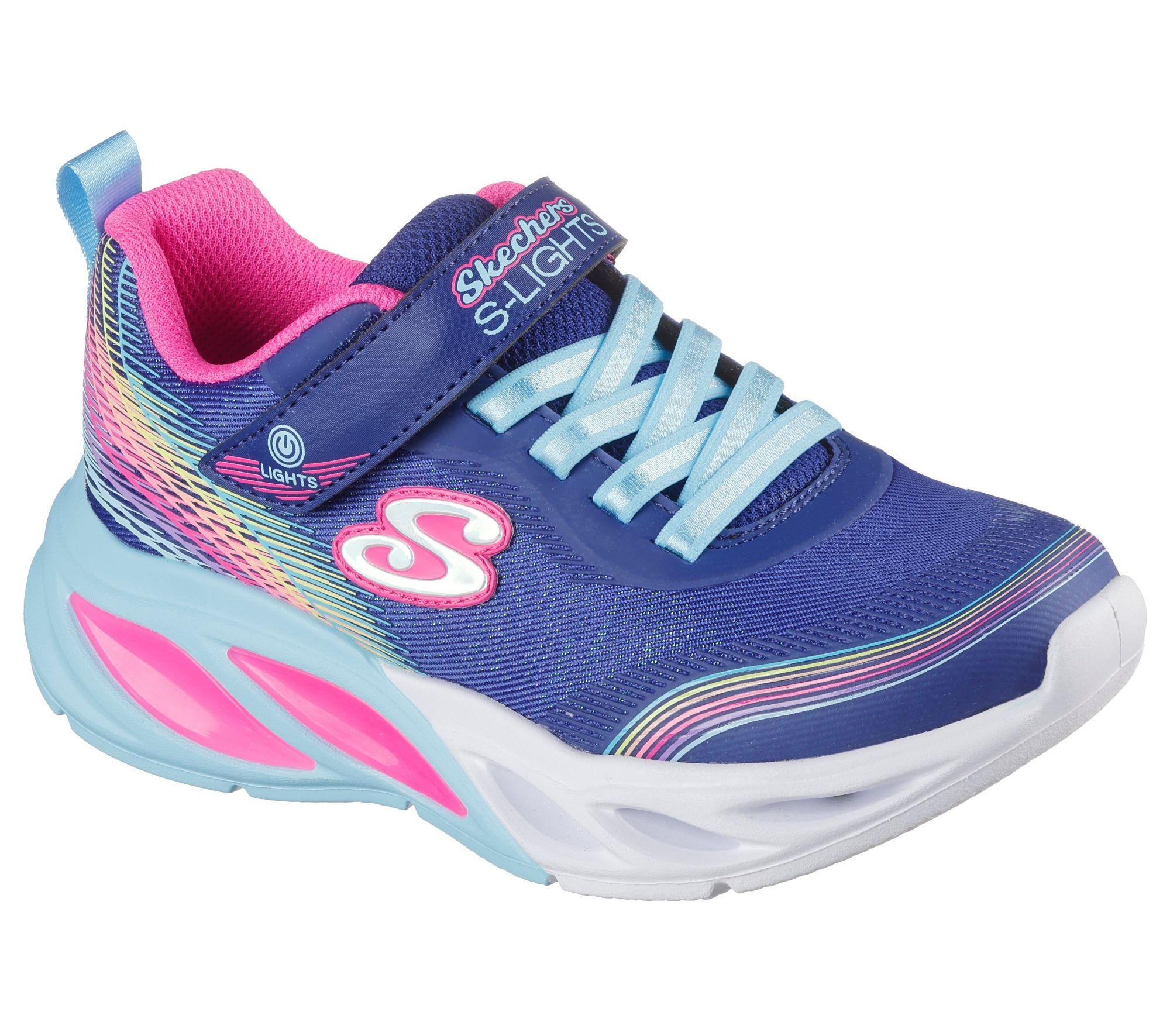 SKECHERS S-Lights: Cosmic Glow - Rainbow Dream 303709L NVMT