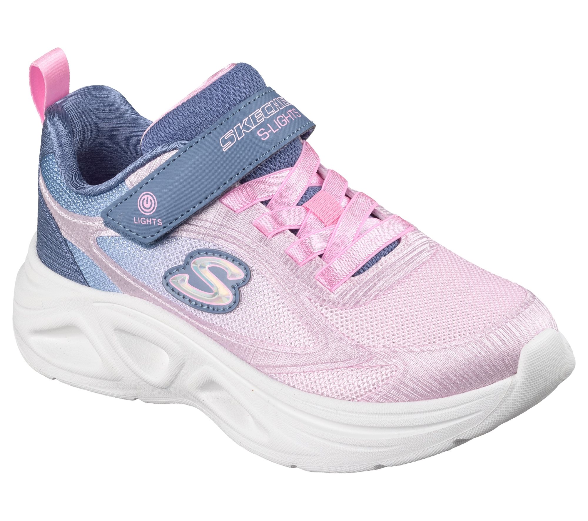 SKECHERS S-Lights: Sola Glow - Color Breeze 303729L GYPK