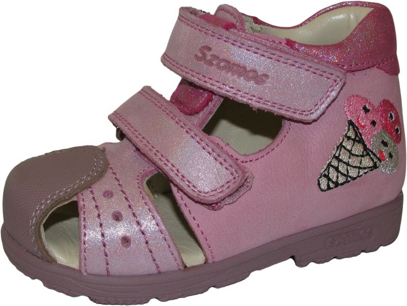 SZAMOS KÖLYÖK Szupinált orrpántos szandál 4399-407492 pink 25-30  méretben