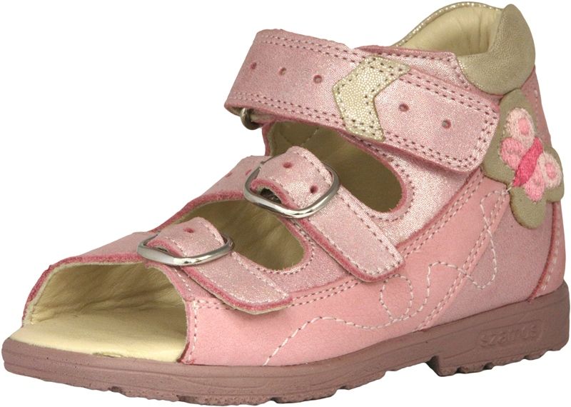 SZAMOS KÖLYÖK szupinált szandál 4408-507492 pink-arany  25-30  méretben