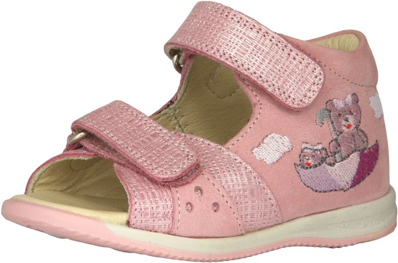 SZAMOS KÖLYÖK bőr szandál 4418-505121  pink 17-24 méretben