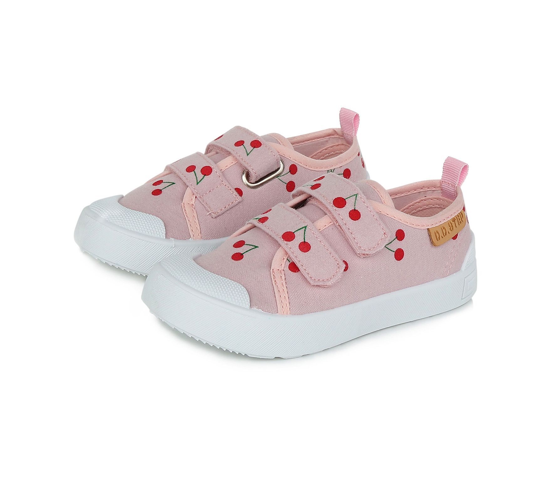 D.D.step tépőzáras vászon cipő CSG-369 BABY PINK 20-25  méretben