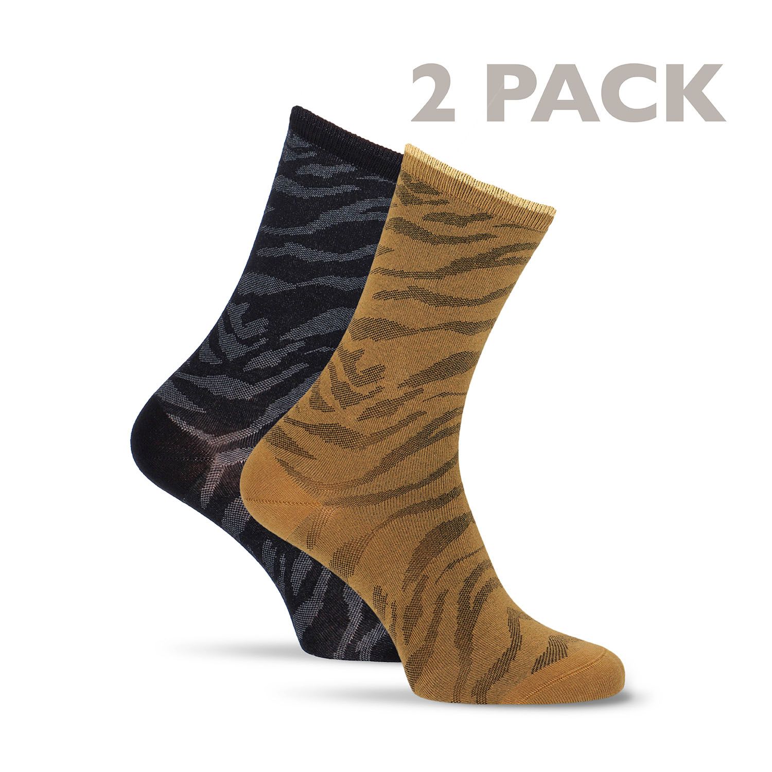 Tamaris női zokni 99674 cognac-black 2 páras szett  35-38,39-42 méretben