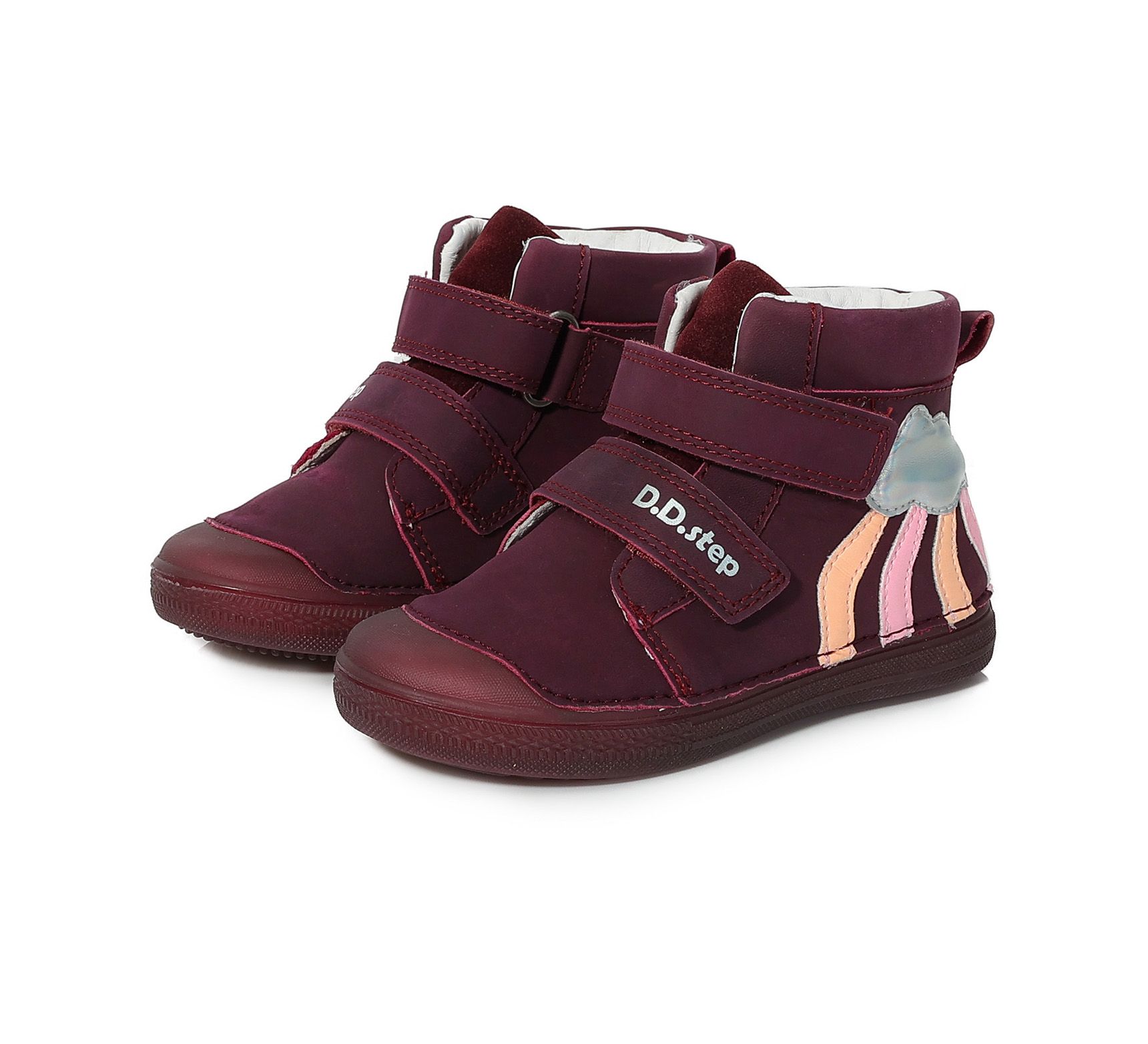 D.D.STEP LÁNYKA ÁTMENETI CIPŐ A049-374BM RASPBERRY 25-30