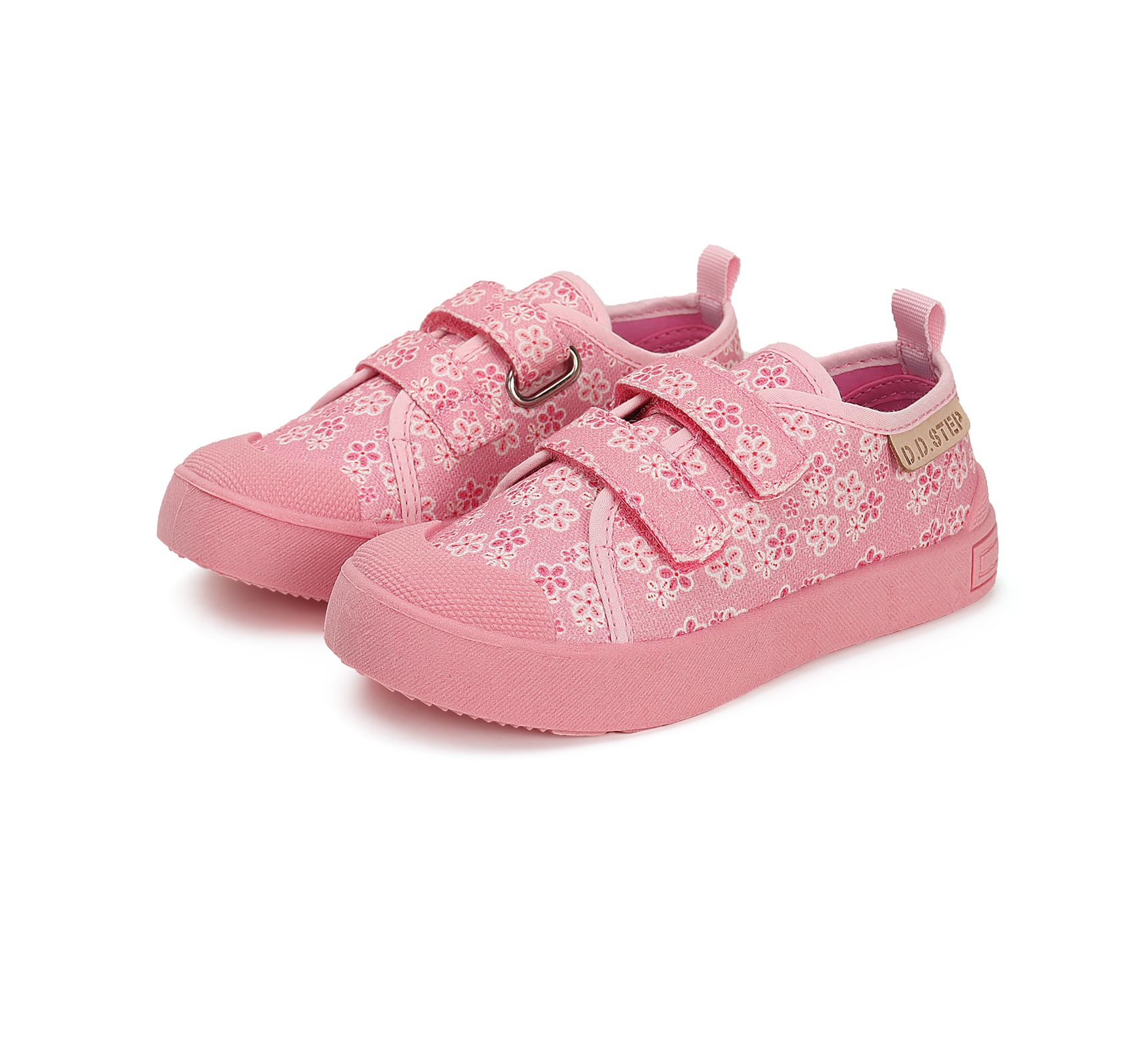 D.D.step tépőzáras vászon cipő CSG-41841M PINK 26-31  méretben