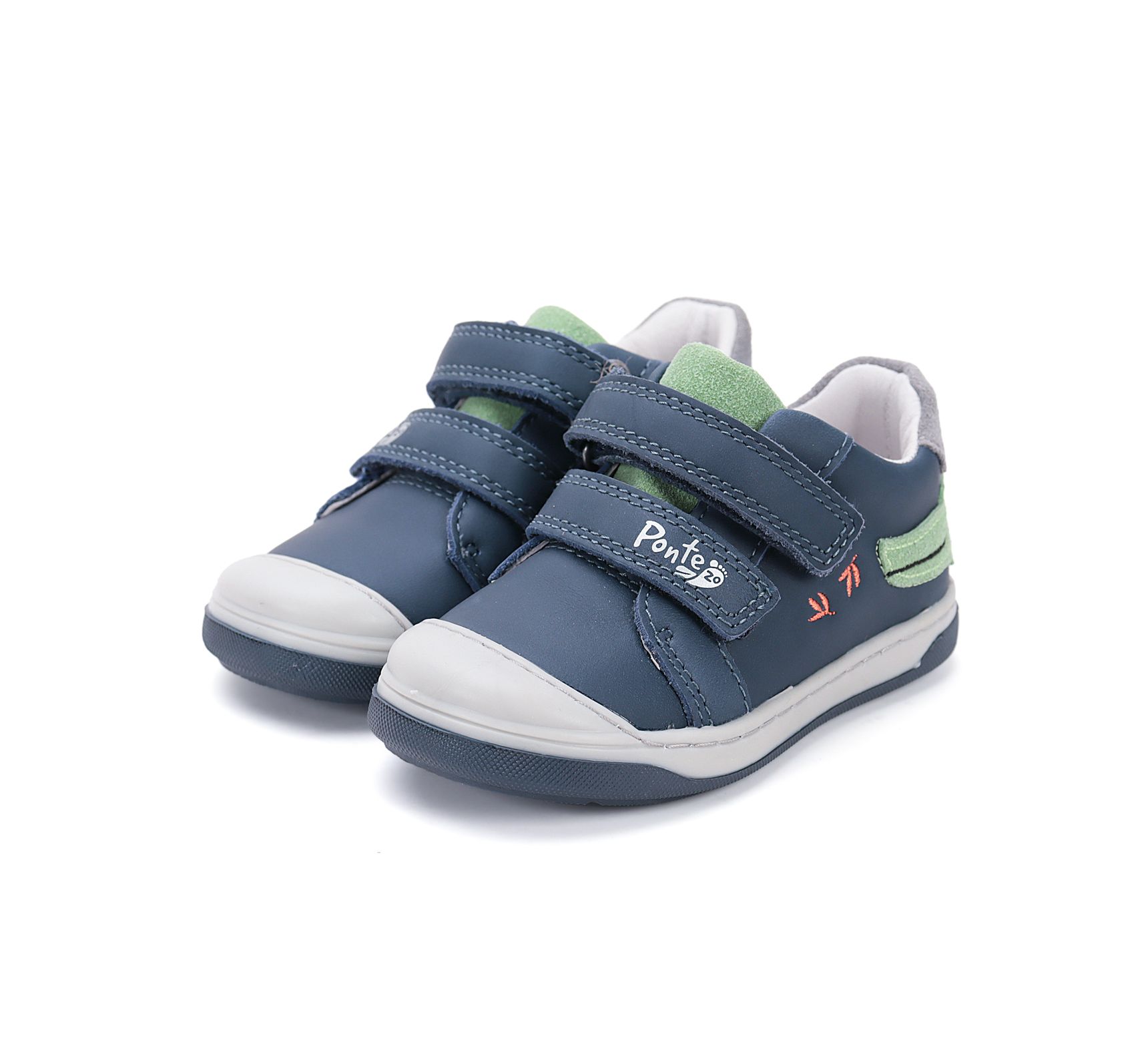 Ponte20 szupinált bőr cipő DA03-5-2418L Royal Blue 28-33 méretben
