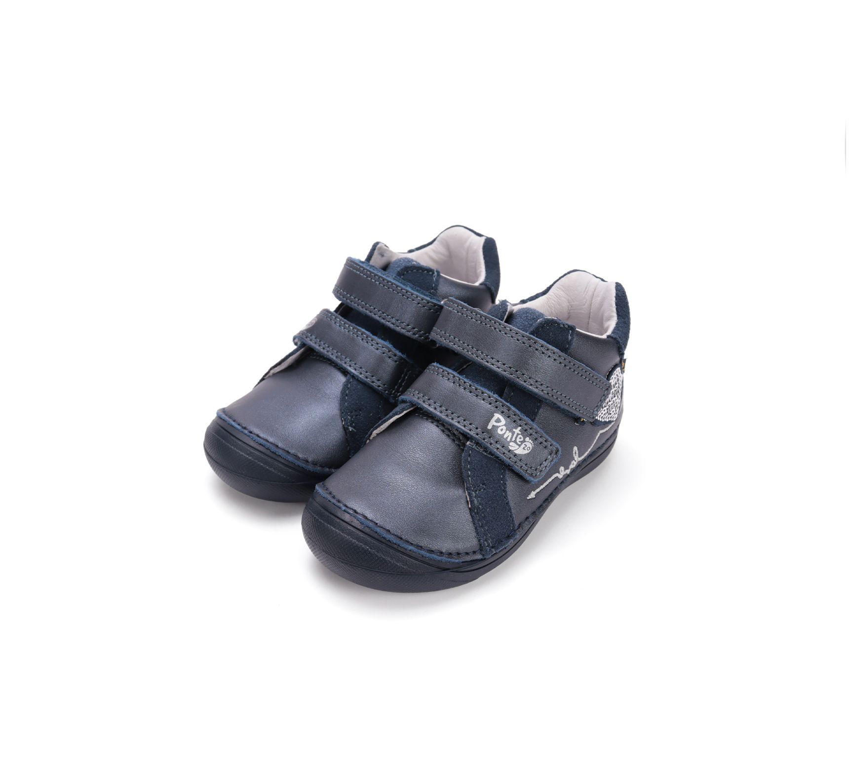 Ponte20 szupinált bőr cipő DA03-5-2664L Sky Blue 30-35 méretben
