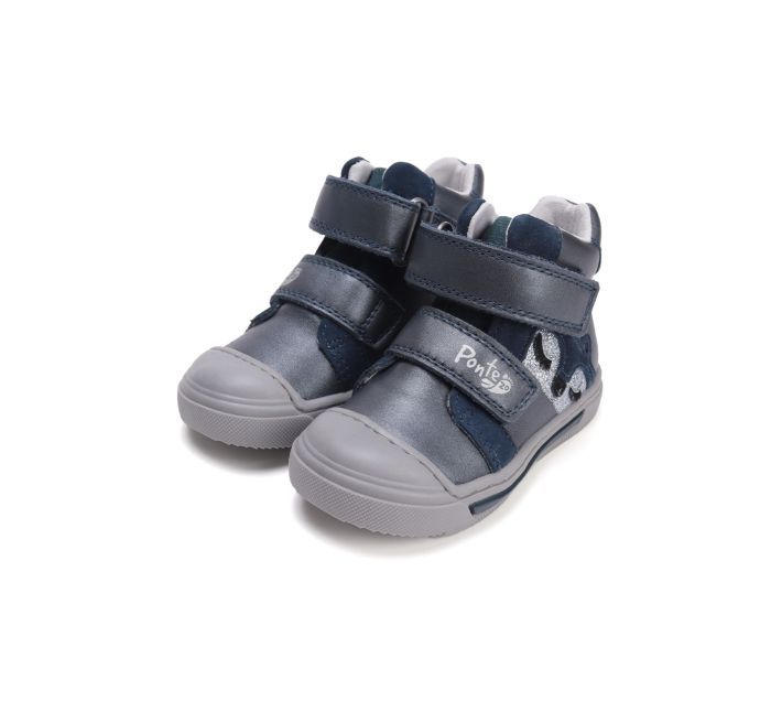 Ponte20 szupinált bőr cipő DA06-5-2443A Royal Blue 22-27 méretben