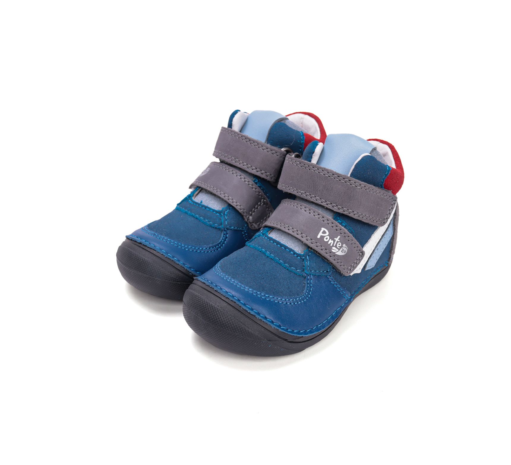 Ponte20 szupinált bőr cipő DA06-5-2734L Bermuda Blue 30-35 méretben