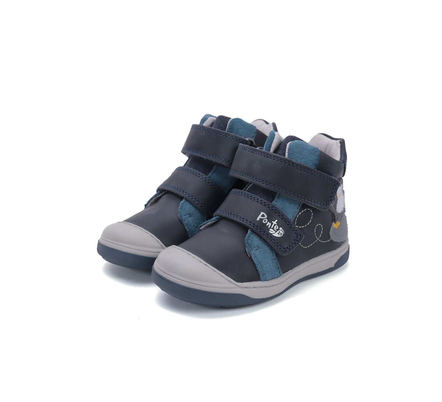 Ponte20 szupinált bőr cipő DA06-5-2863A Royal Blue 22-27 méretben