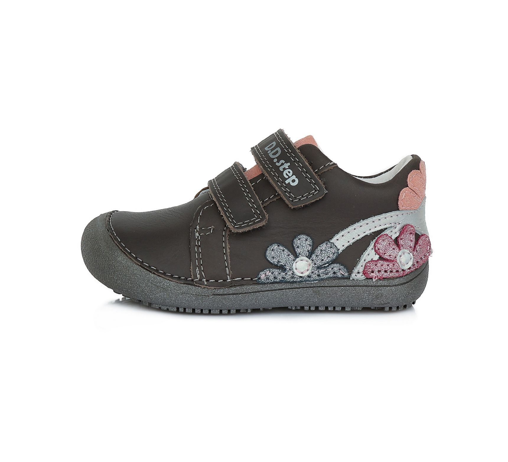 D.D.step bőr félcipő S063-187M DARK GREY 25-30 méretben