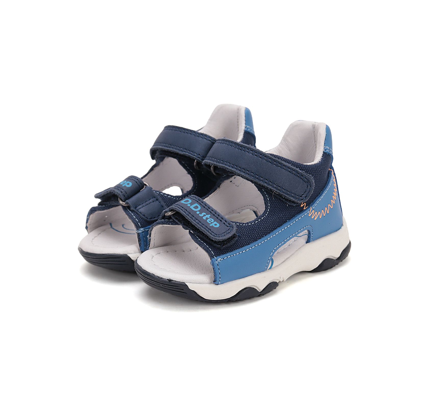 D.D.step szandál G064-51351B Royal Blue 20-25 méretben