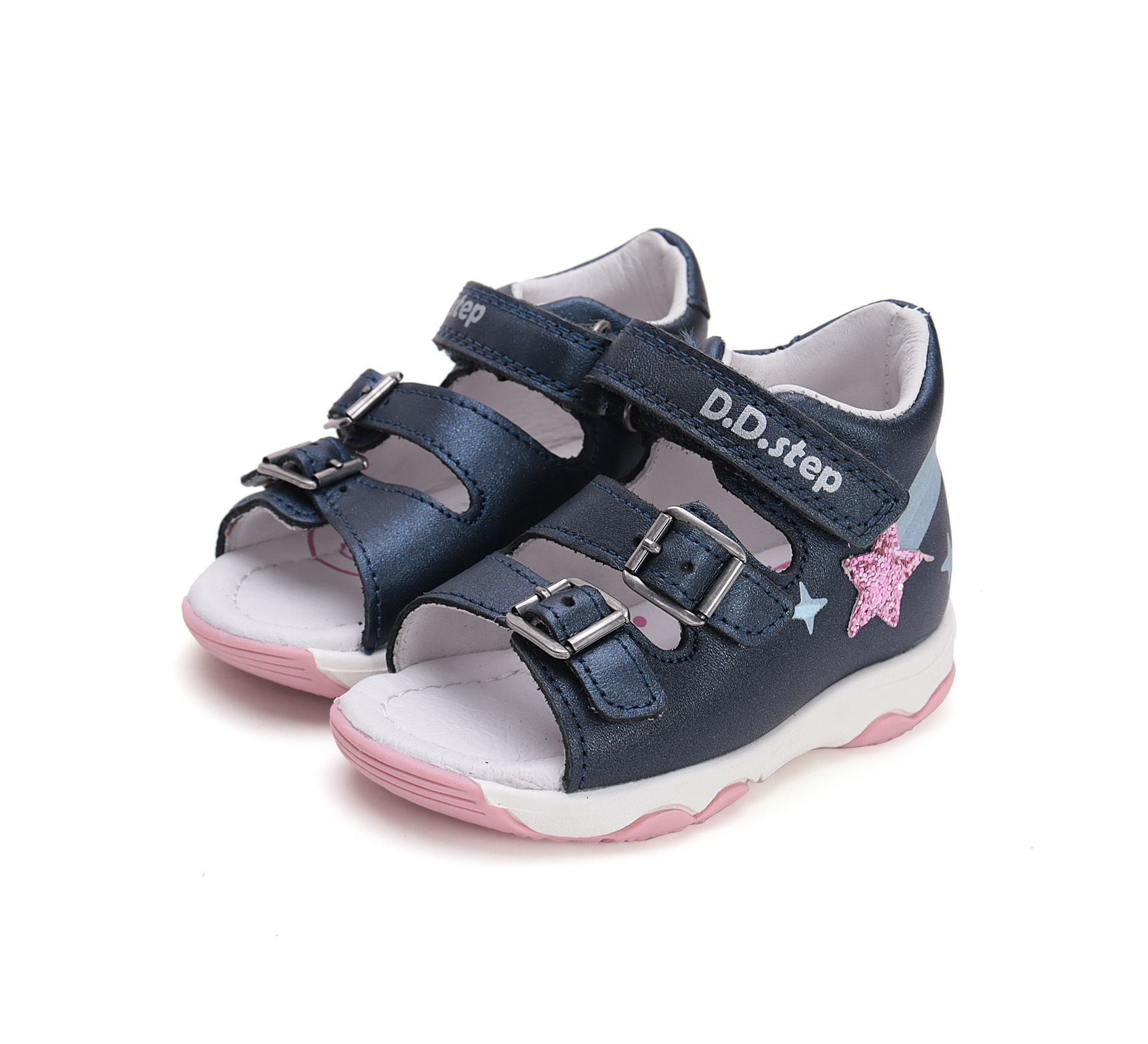 D.D.step szandál G064-51610B Royal Blue 20-25 méretben