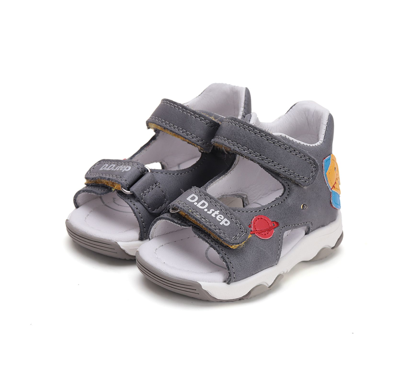 D.D.step szandál G064-51816A Dark Grey 20-25  méretben