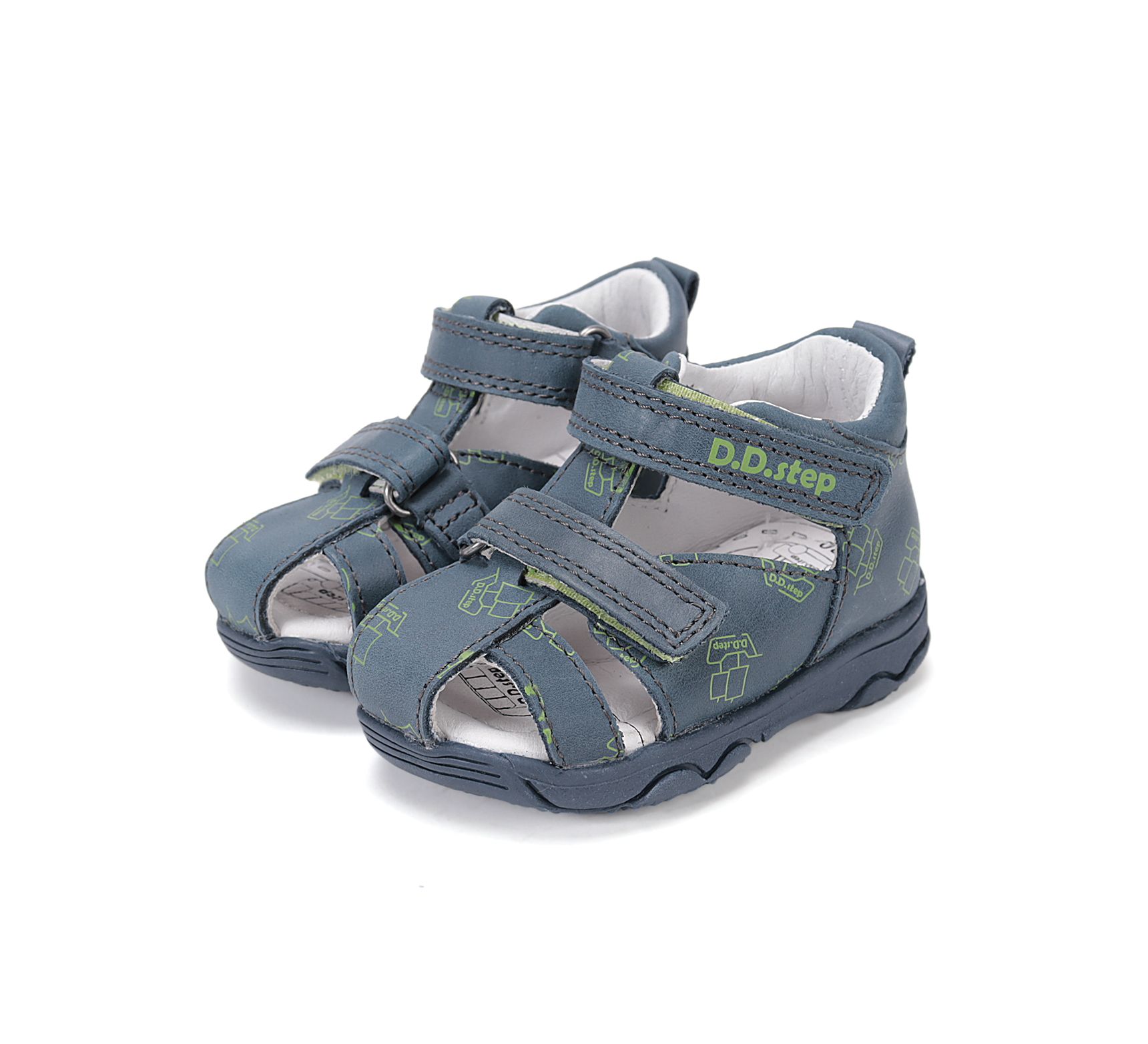 D.D.step szandál G064-61383BM Royal Blue 26-31 méretben