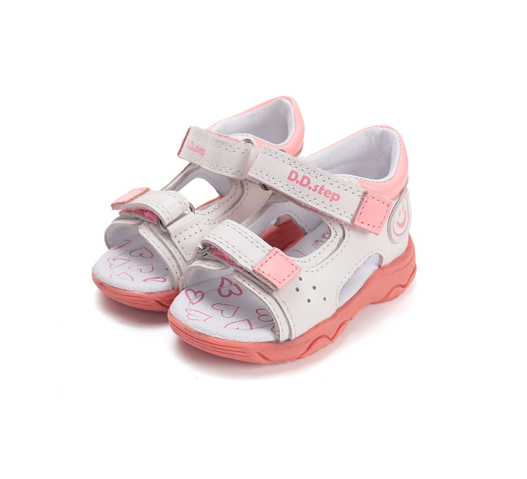 D.D.step szandál G064-61554C White 20-25 méretben