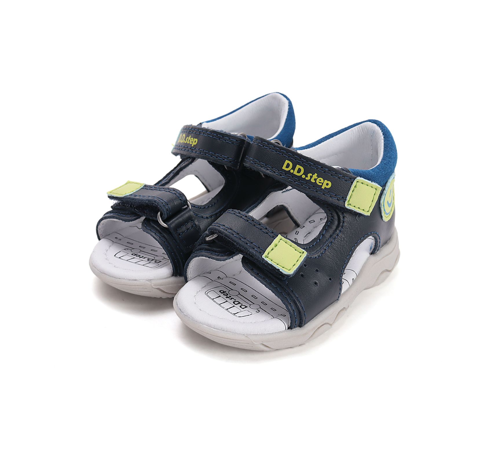 D.D.step szandál G064-61554M Royal Blue 26-31 méretben