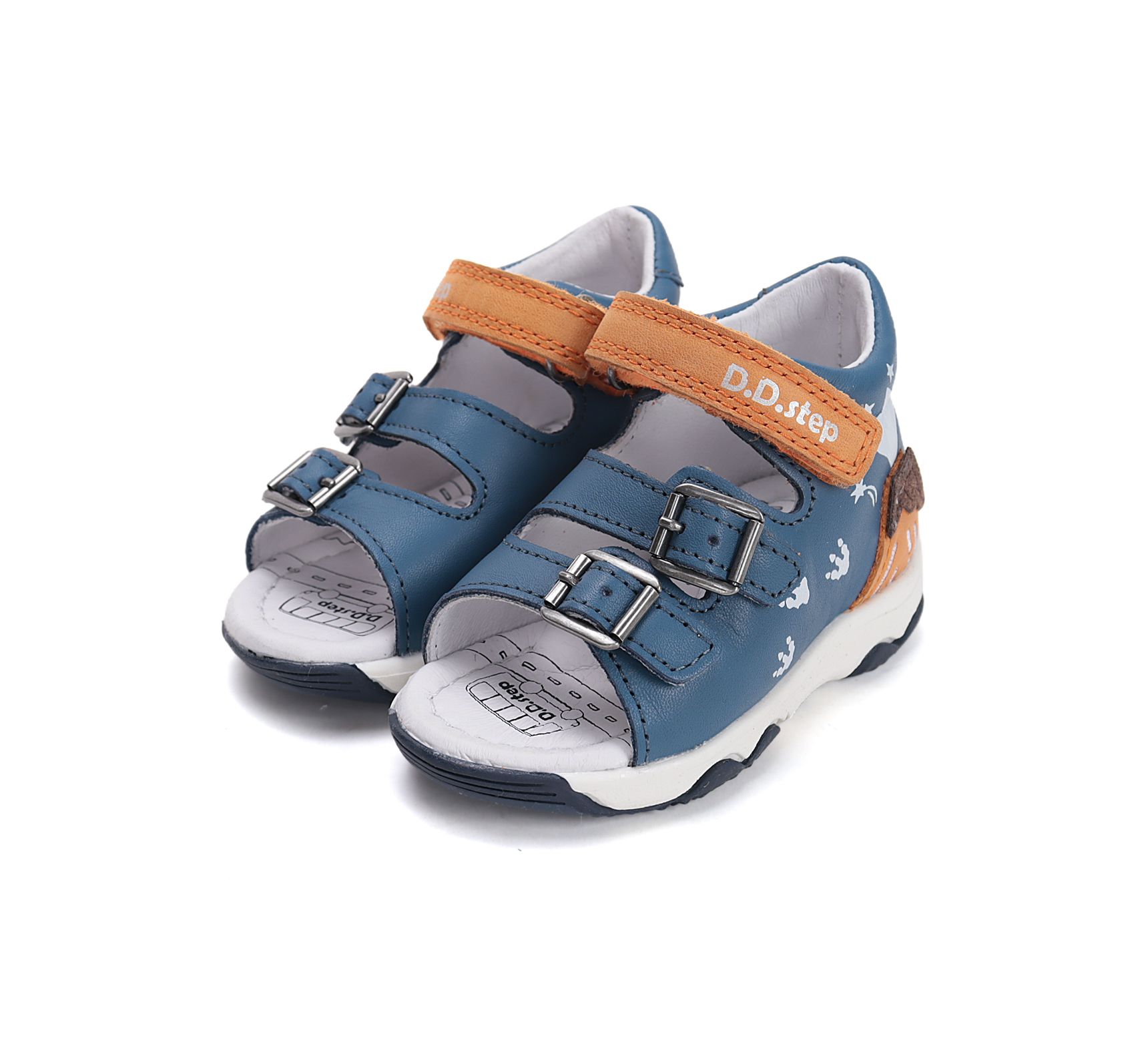 D.D.step szandál G064-61590AM Royal Blue 26-31 méretben