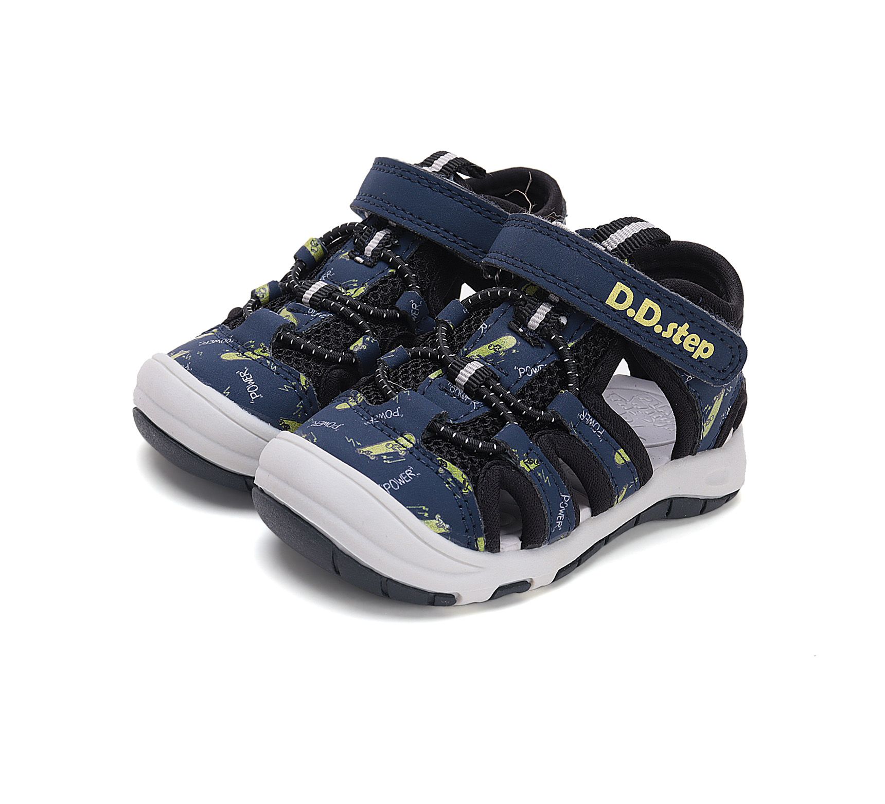 D.D.step gyorsan száradó szandál G065-51957AM Black 26-31 méretben