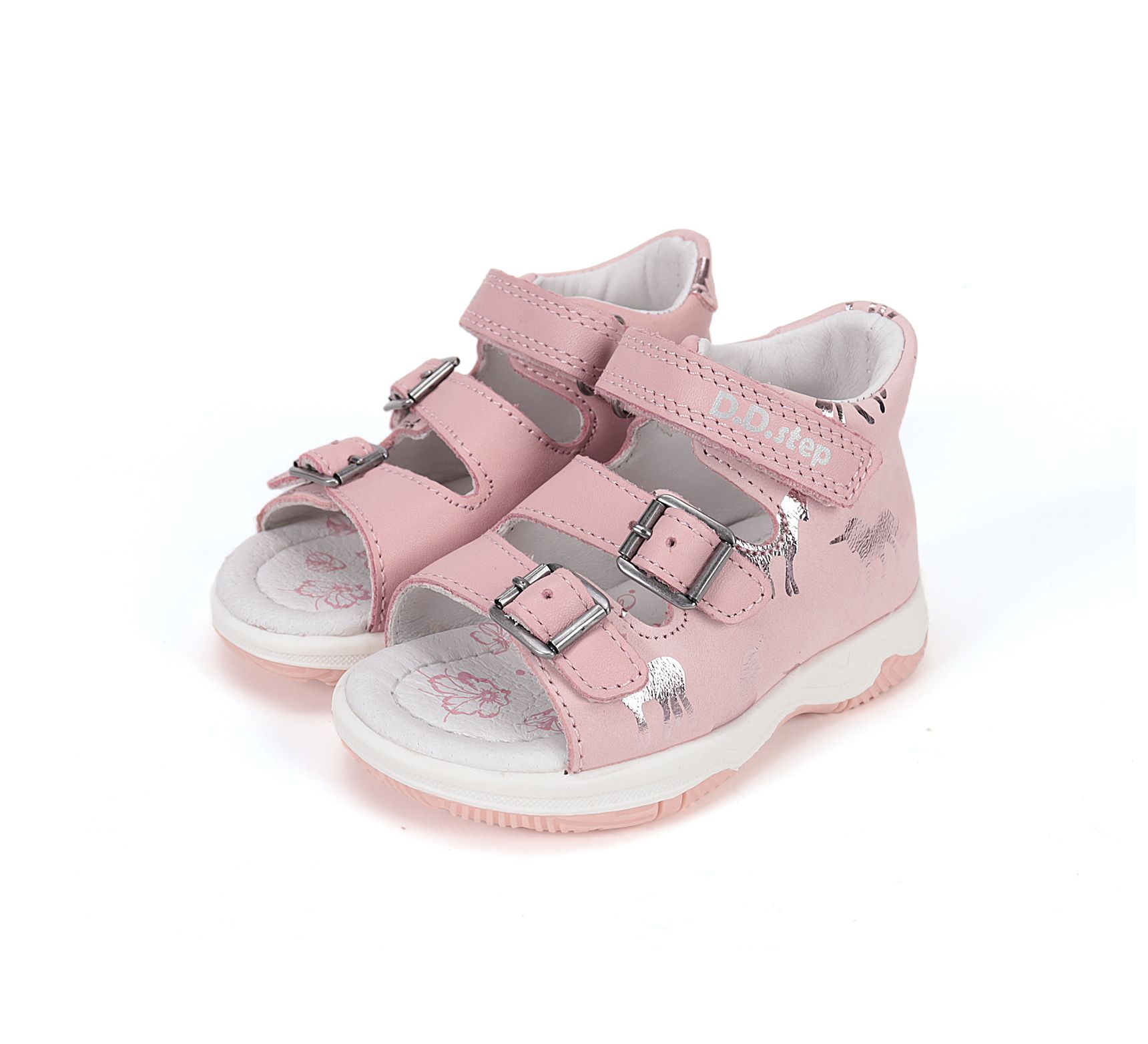 D.D.step szandál G103-61115A Baby Pink 19-24 méretben