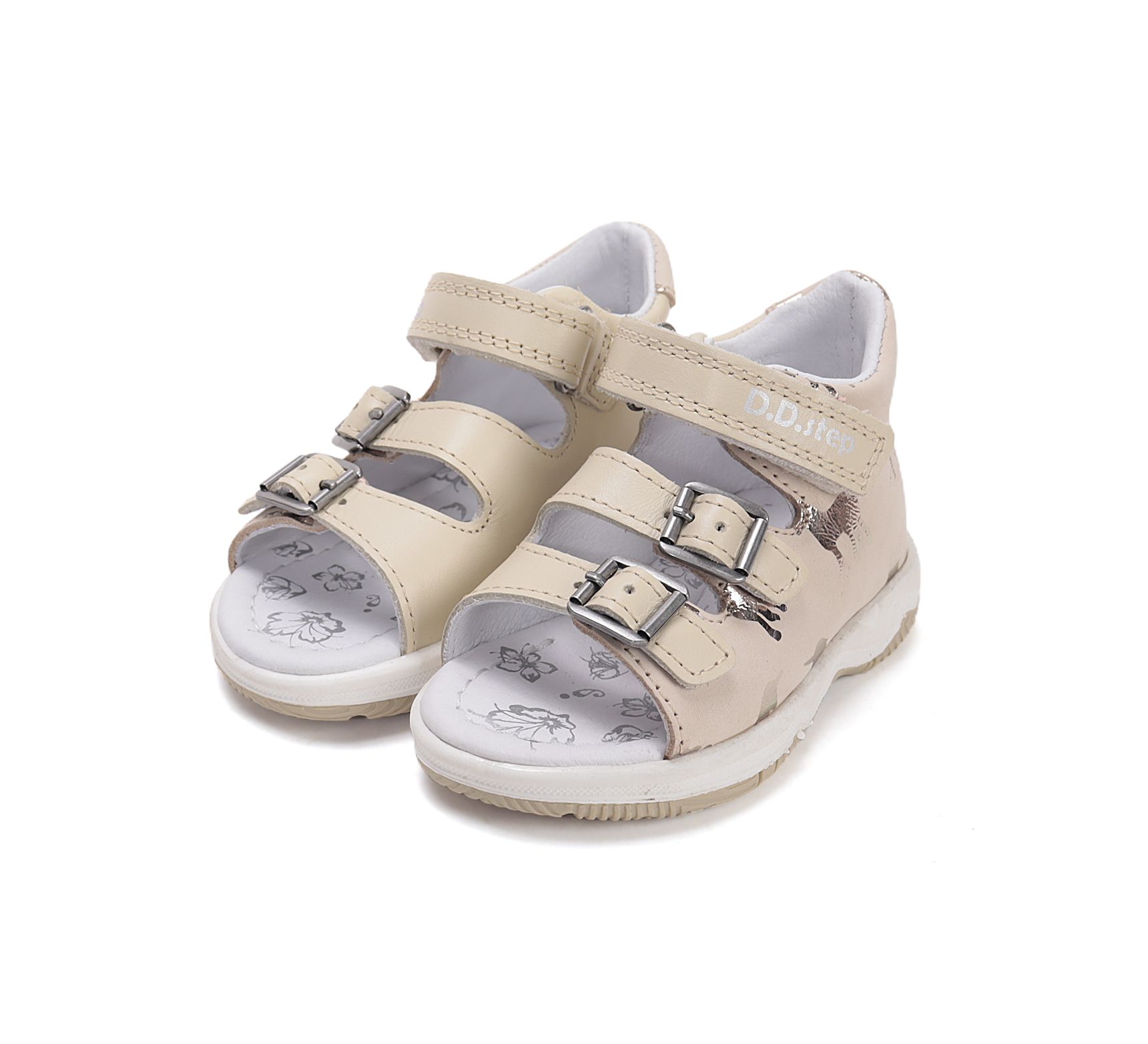 D.D.step szandál G103-61115BM Cream 25-30 méretben