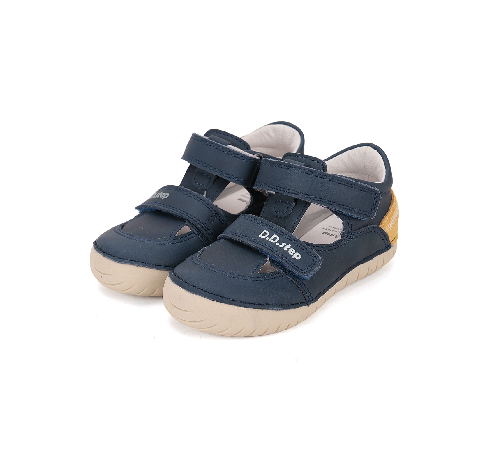 D.D.step bőr szandálcipő H050-51772M Bermuda Blue 25-30 méretben