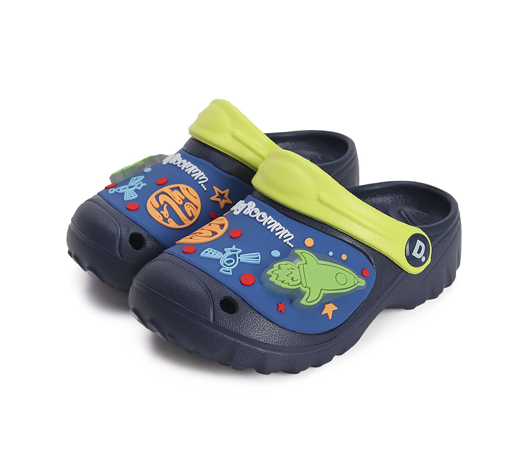 D.D.step fürdőpapucs J090-41385A ROYAL BLUE 21-31 méretben