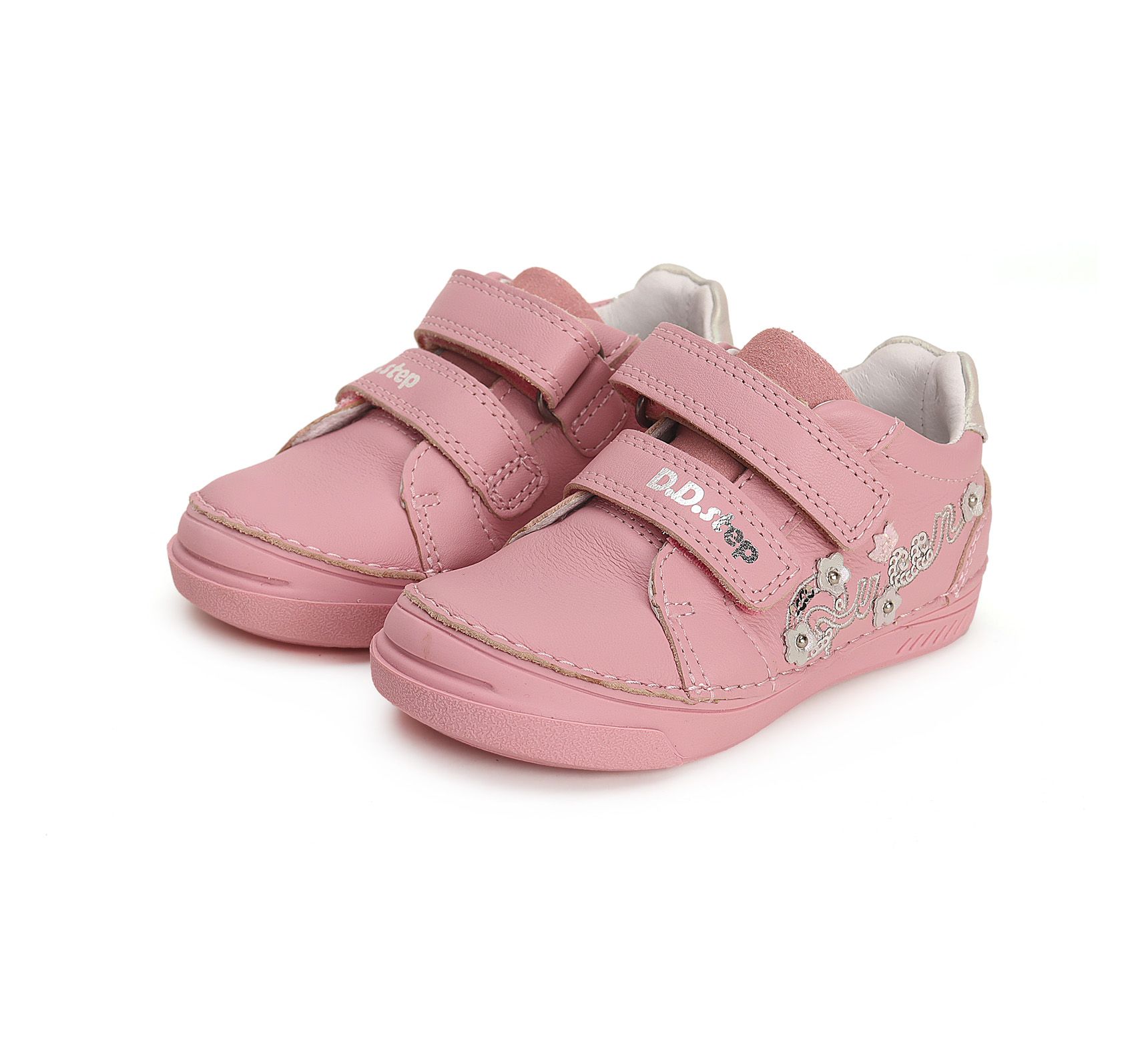 D.D.step bőr félcipő S040-41475AM DARK PINK  25-30 méretben