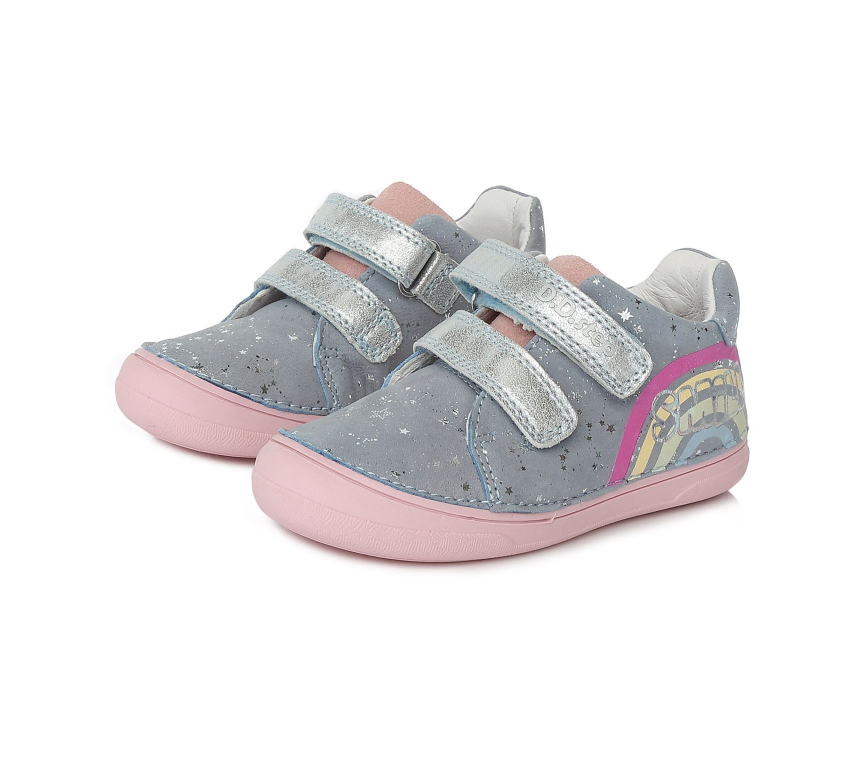 D.D.step bőr félcipő S078-316BL SKY BLUE 32-37 méretben