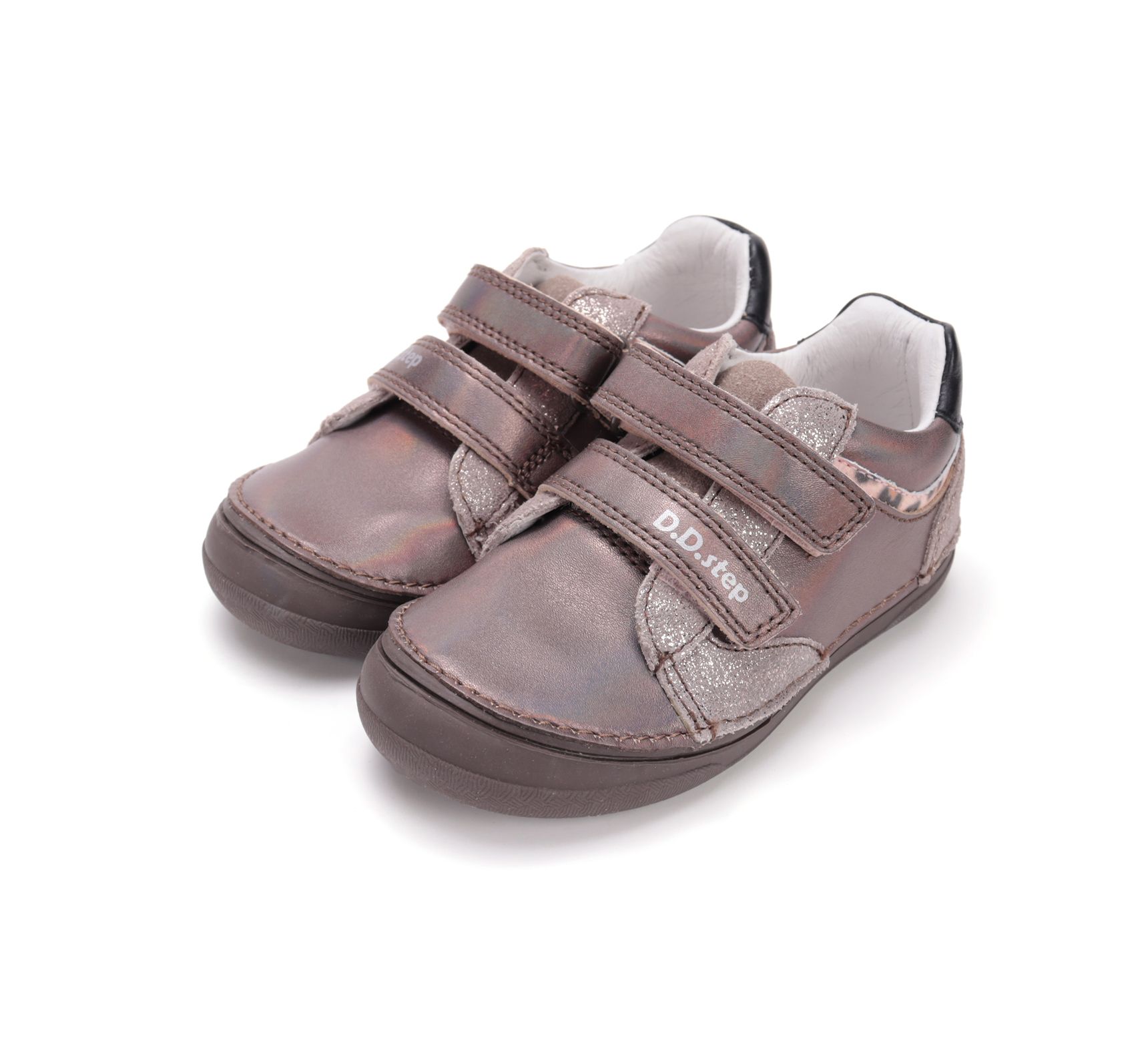 D.D.Step bőr félcipő S078-52722BM Dark Grey 26-31 méretben
