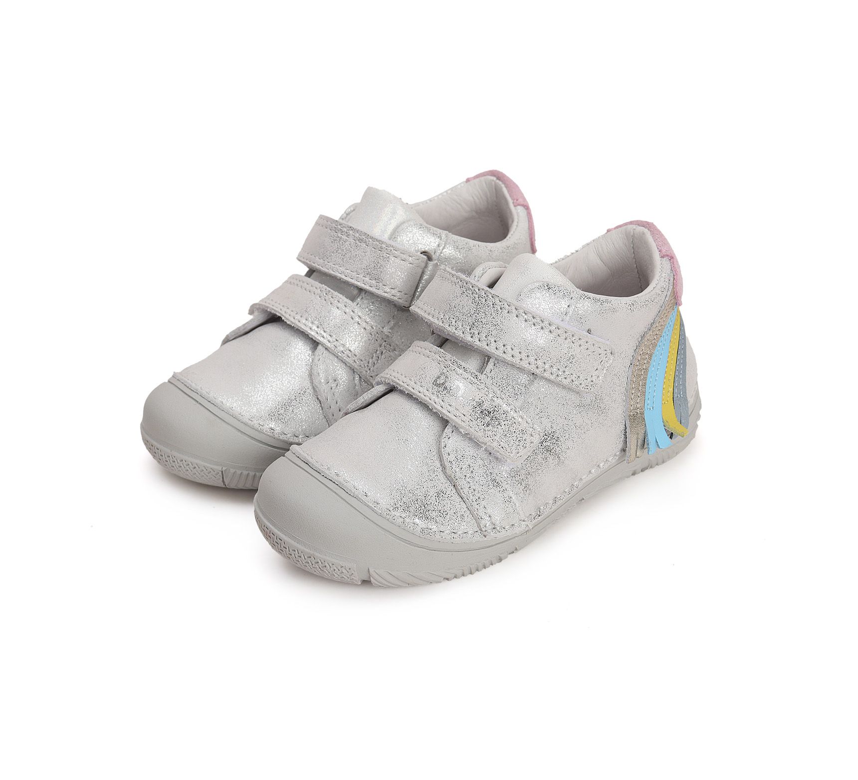 D.D.step bőr félcipő S082-41652 SILVER 20-25  méretben